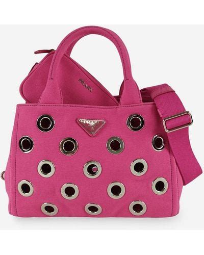 prada cross body bag pink